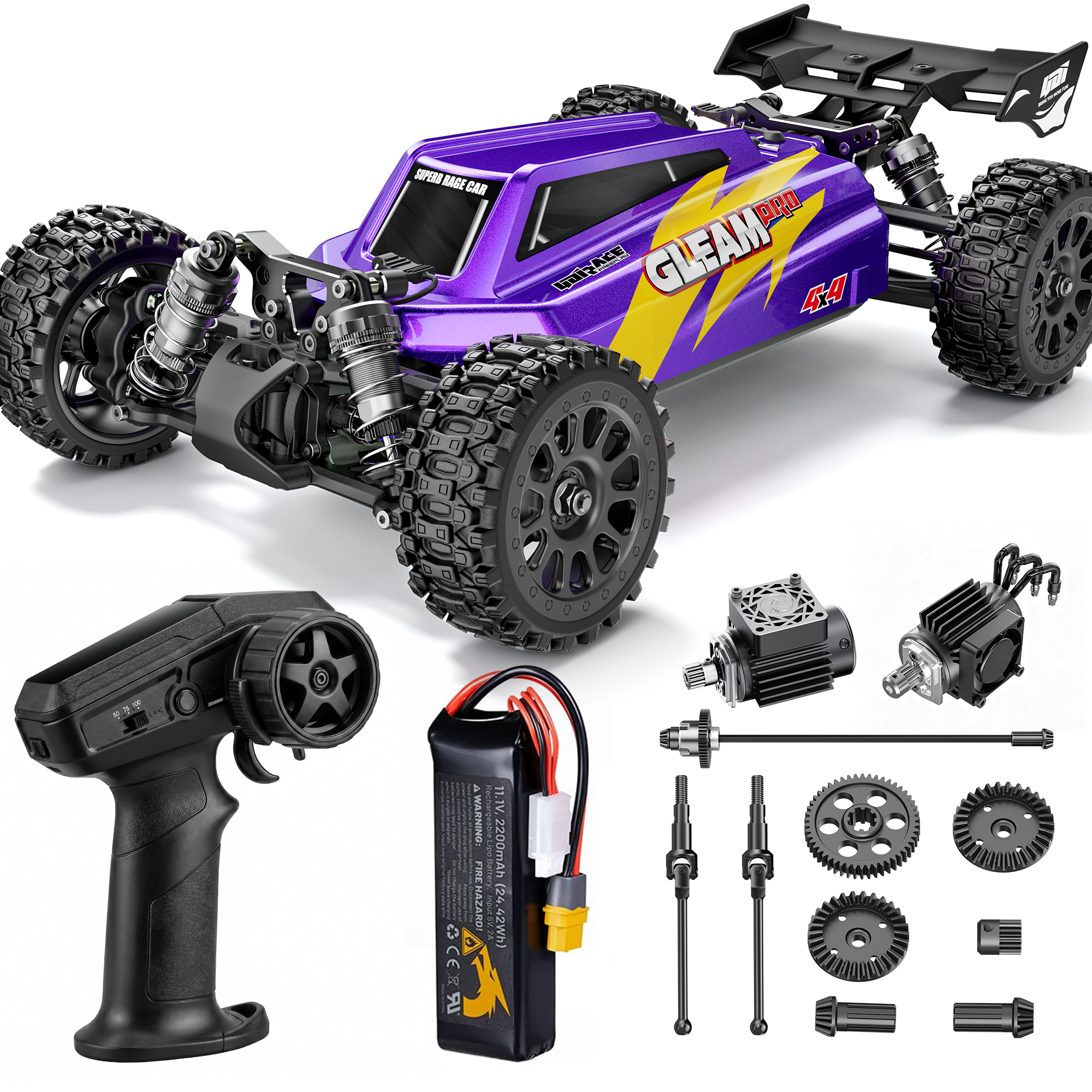 UDIRC GLEAM PRO UD1204PRO 1/12 4WD Brushless RTR RC Buggy