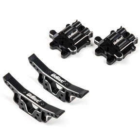UDIRC 7075 Aluminum Alloy Upgrade Set, 2 Diff Covers & 2 Shock Towers, Upgrade Parts for for UD1610S UD1610PRO UD1611 UD1203 UD1203PRO UD1204 UD1204PRO, Black