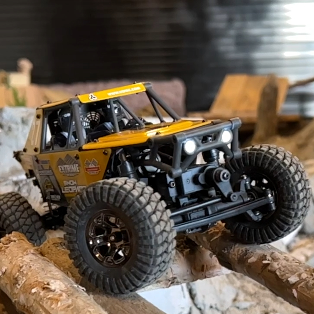 UDIRC UCX2405PRO 1/24 4WD RC Rock Crawler RTR with 2S Battery, 4WS Brushless Motor, Mini Off-Road Remote Control Truck