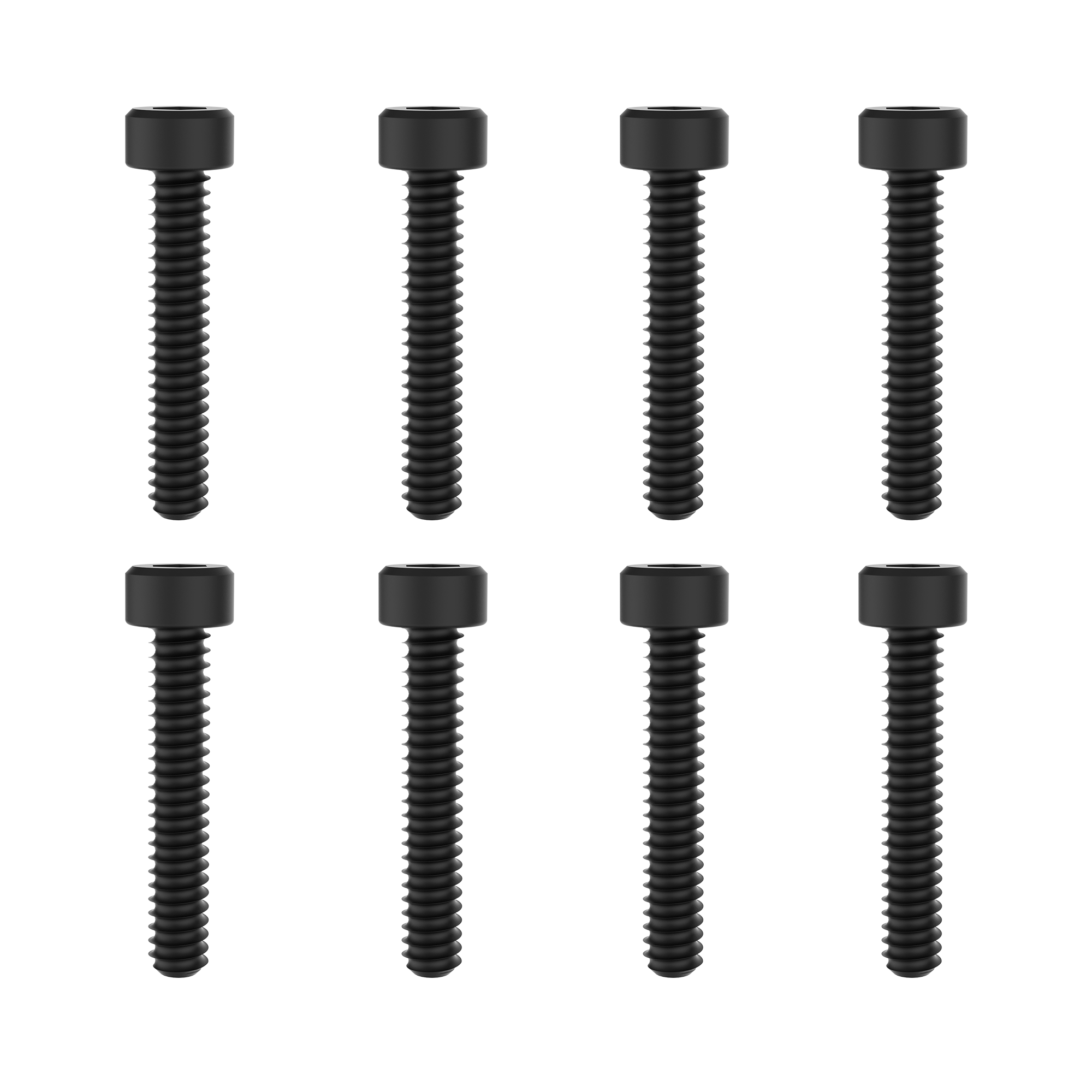 UDIRC Hex Socket Self Tapping Screw 2.6x15mm Black for UD16 Series RC Truck (Part No. M01-005) - 8 Pcs
