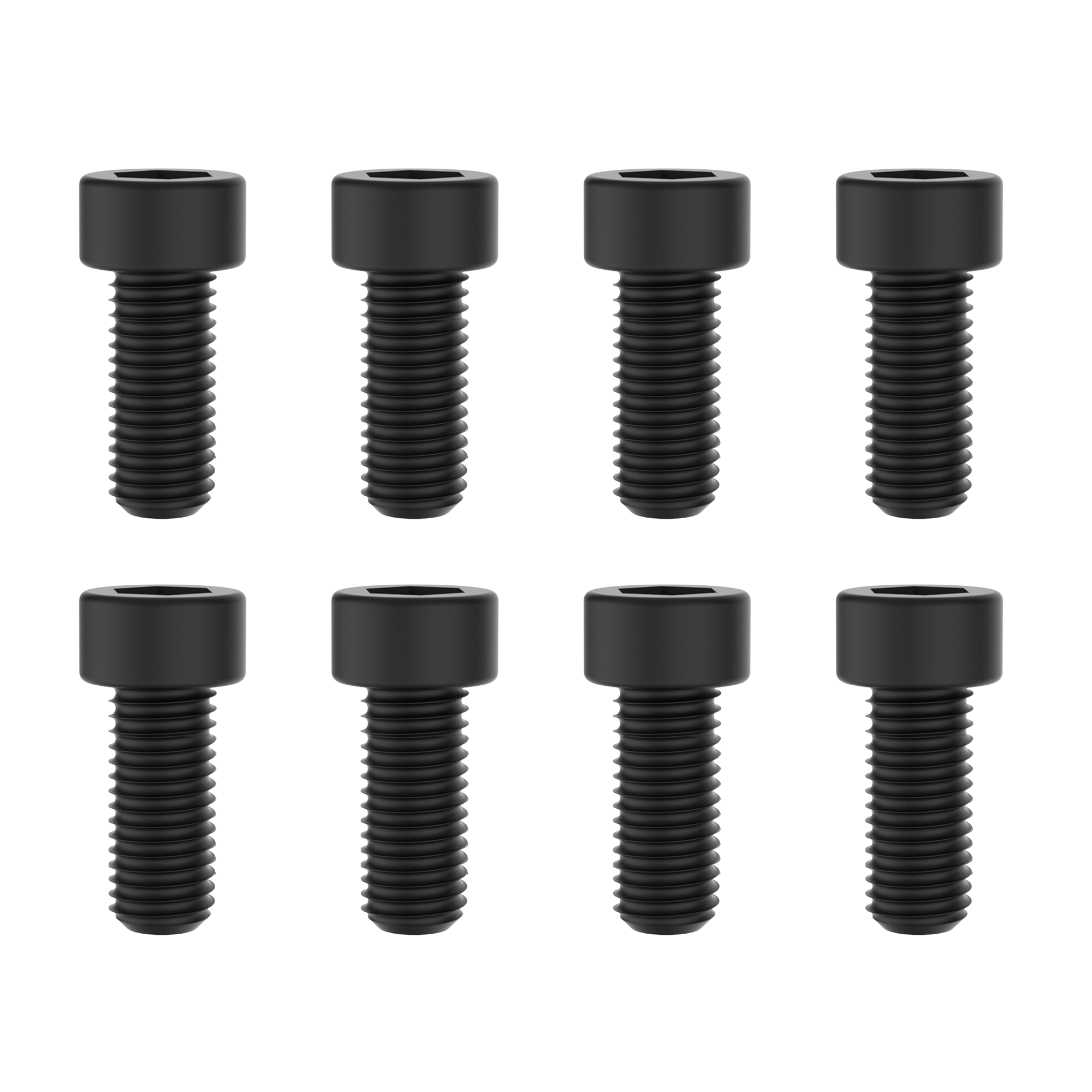 UDIRC Hex Socket Cap Screw 2.5x8mm Black for UD1611 (Part No. M01-056) - 8 Pcs