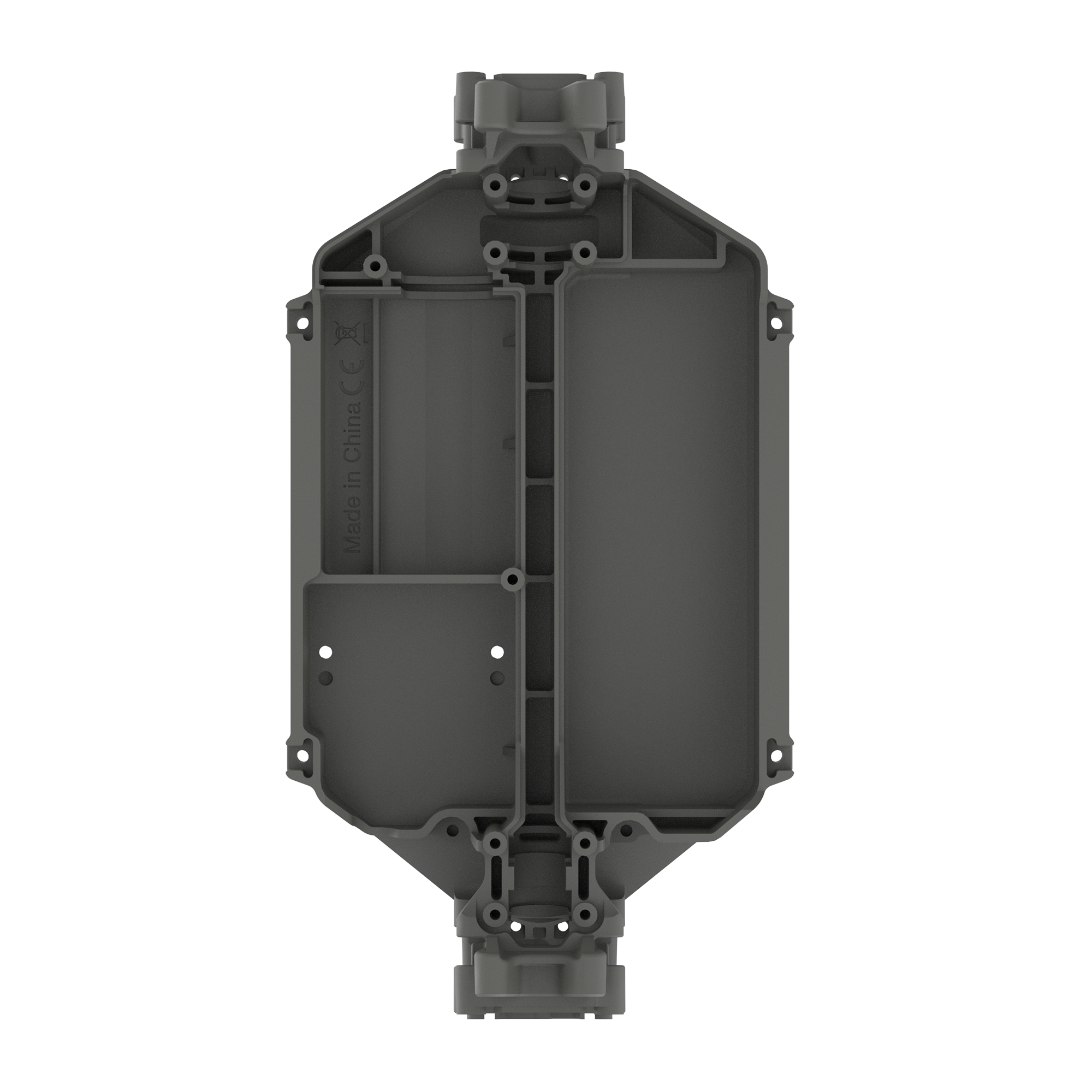 UDIRC RC Chassis Black for UD16 Series Monster Truck (Part No. P16-012) - 1 Pc