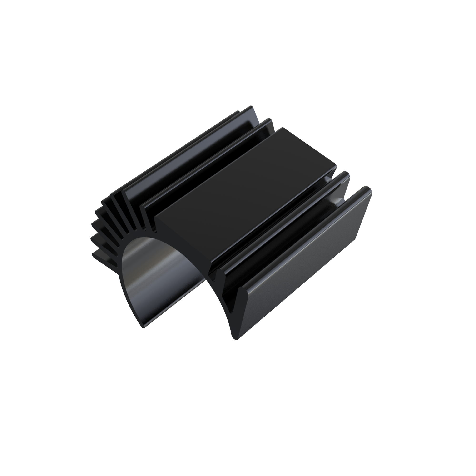 UDIRC Motor Heatsink Black for UD16 Series RC Monster Truck (Part No. P16-036) - 1 Pc