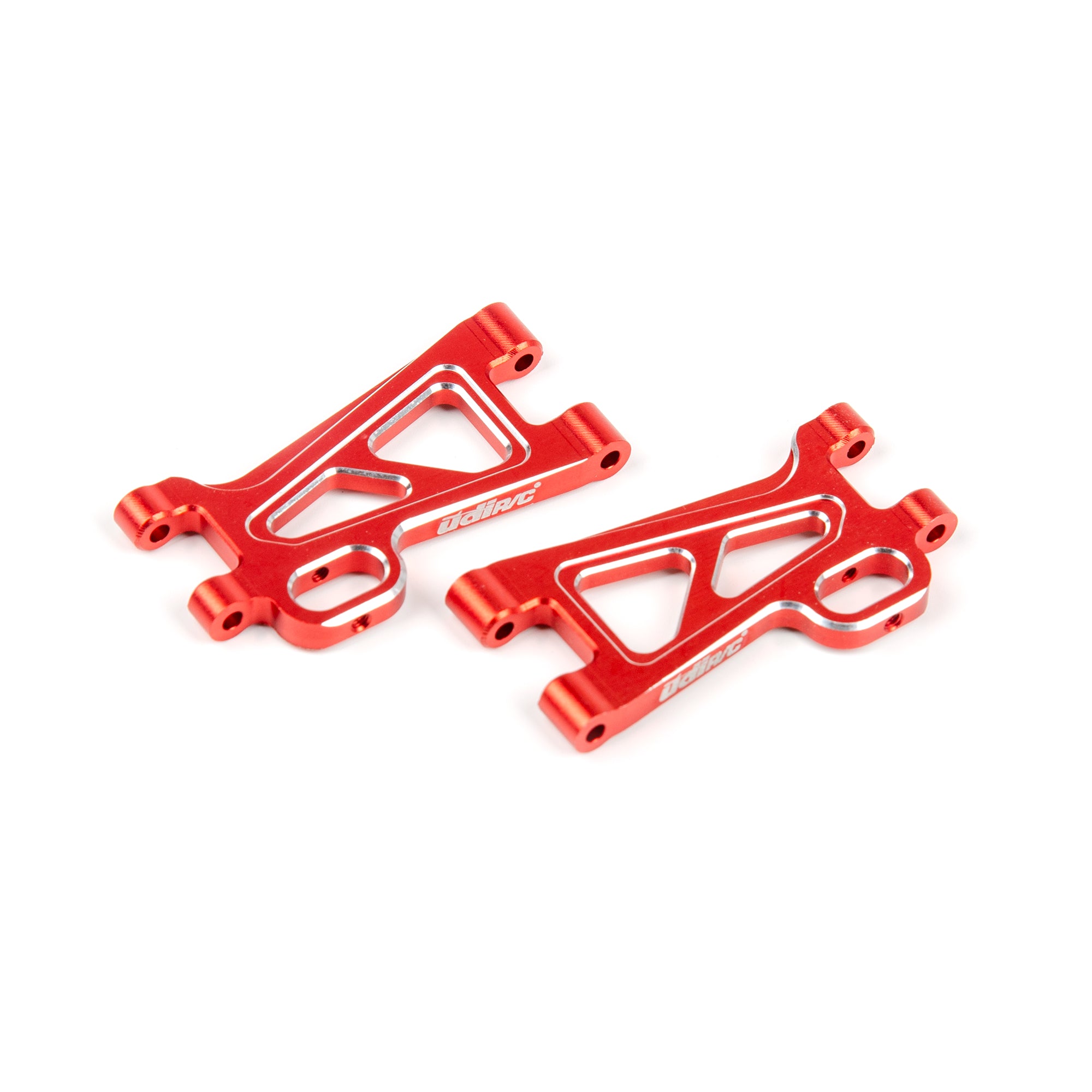 UDIRC Lower Suspension Arm Upgrade Part Red for UD16 Series RC Monster Truck (Part No. P16-059B) - 2 Pcs