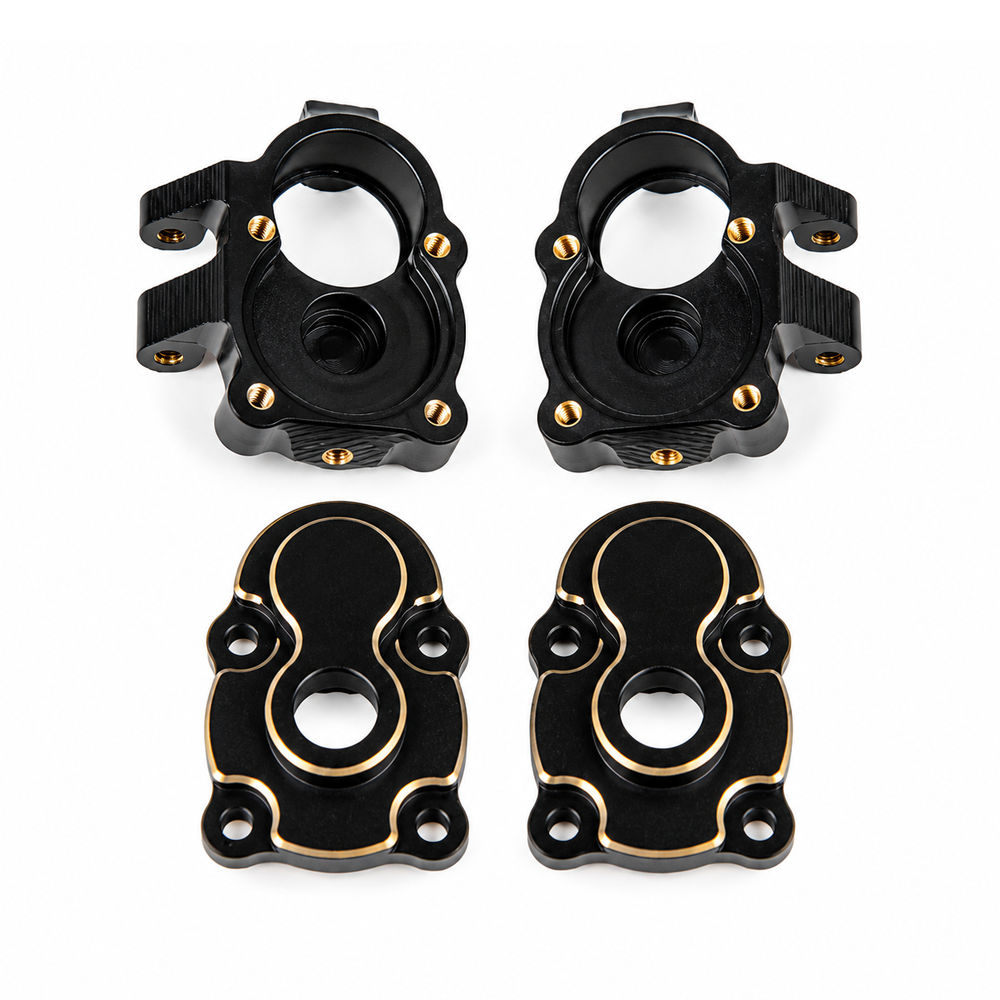 UDIRC Metal Front Portal Axle Steering Knuckles for UCX1804PRO RC Crawler (Part No. UCX18-P046A)