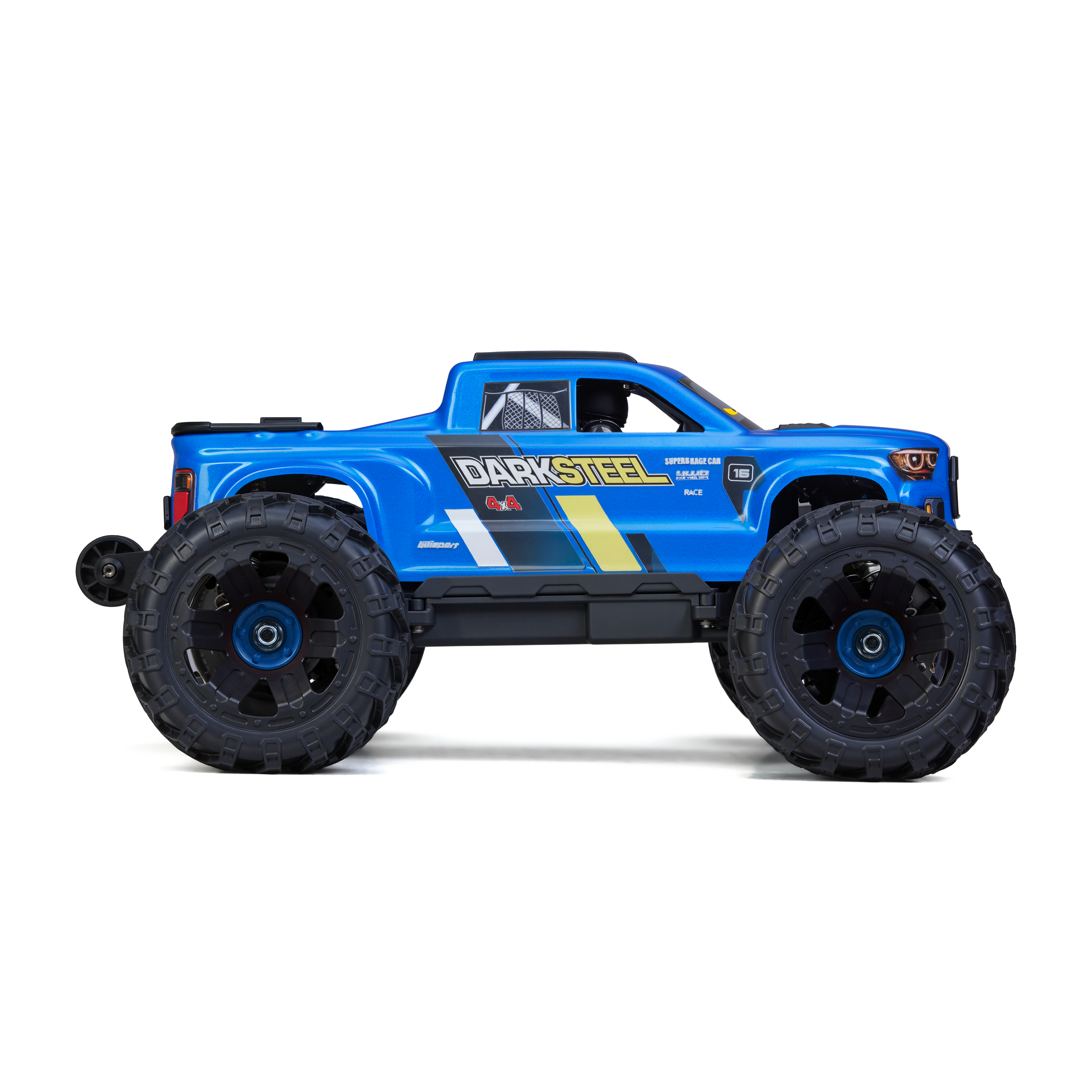 UD1610PRO 1/16 4X4 RC Monster Truck, 2S Battery, RTR, 3800KV Brushless Motor