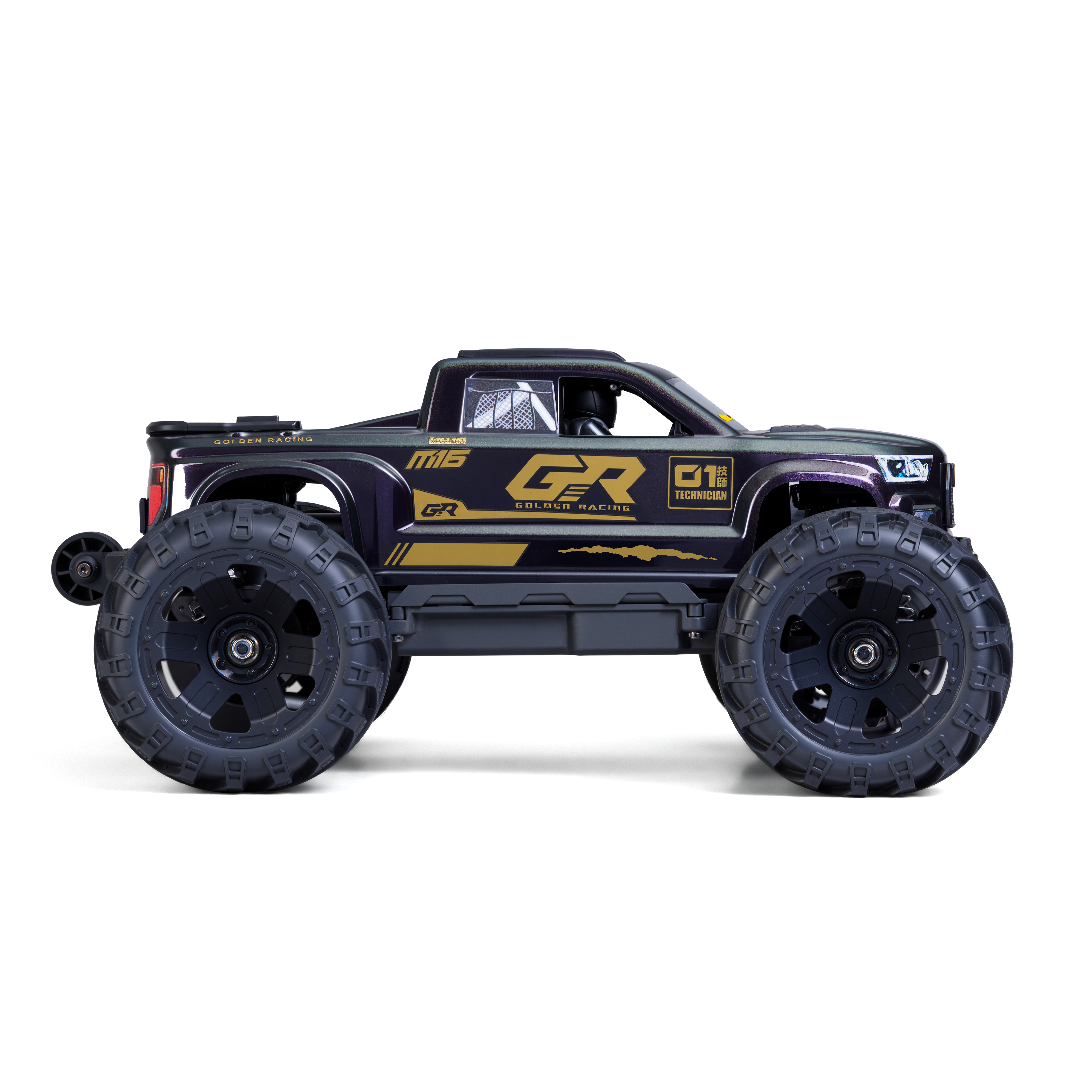 UD1610S 1/16 4X4 RC Monster Truck, 3S Battery, RTR, 4700KV Brushless Motor