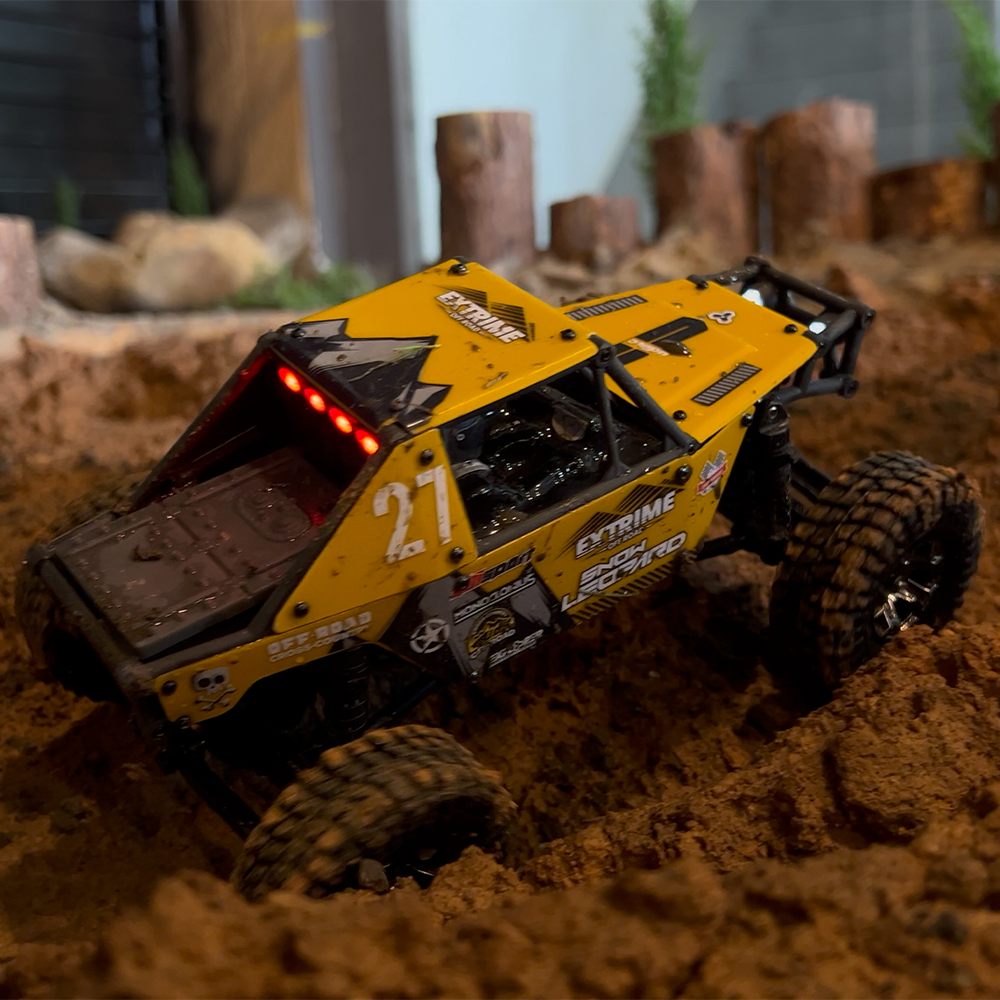 UDIRC UCX2405PRO 1/24 4WD RC Rock Crawler RTR with 2S Battery, 4WS Brushless Motor, Mini Off-Road Remote Control Truck