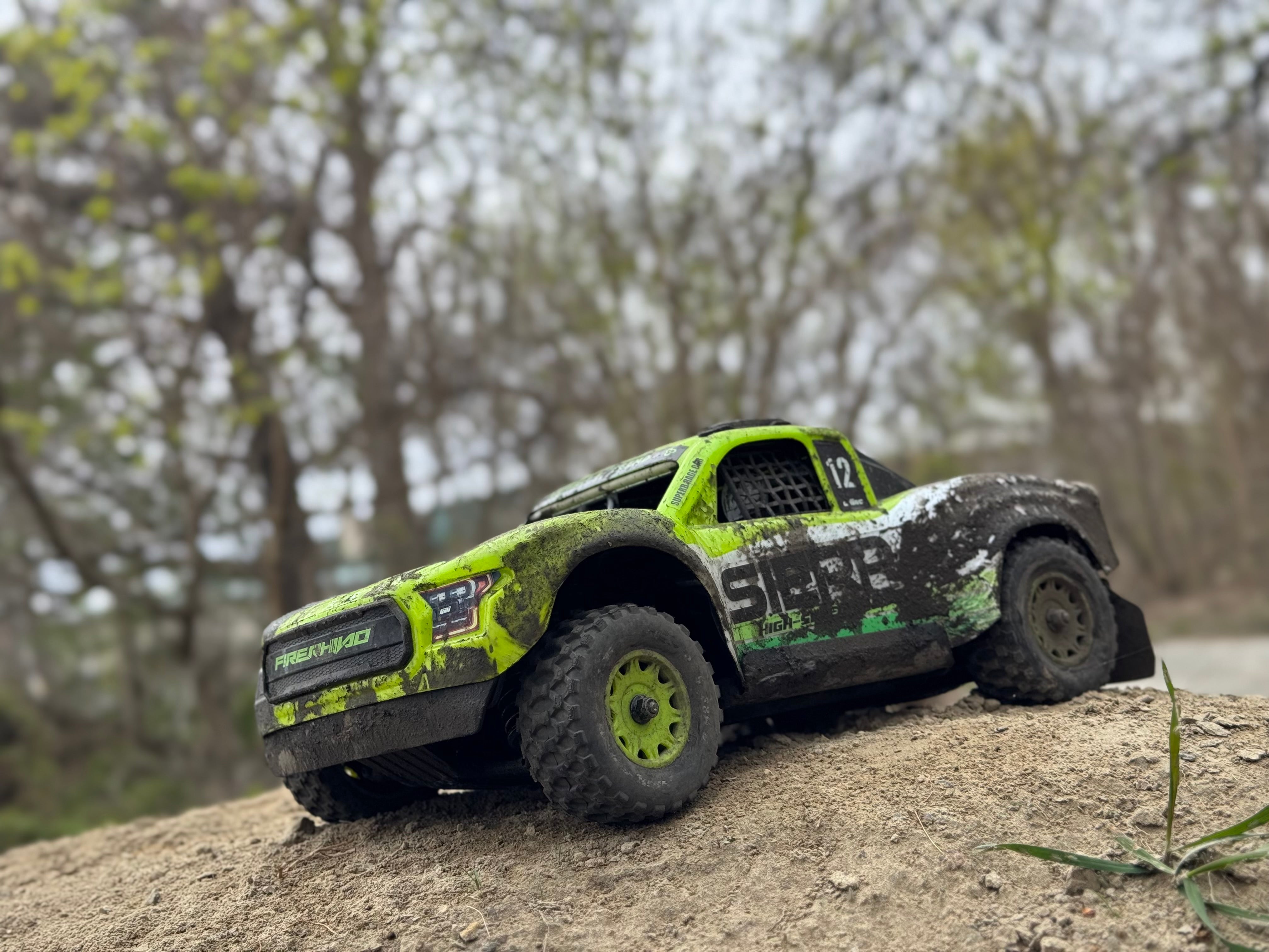 UDIRC SIERRA UD1203PRO 1/12 4WD Brushless RC Truck, 80KM/H High-Speed Off-Road Short Course Car with Gyro Stabilization (Battery & Charger Not Included)