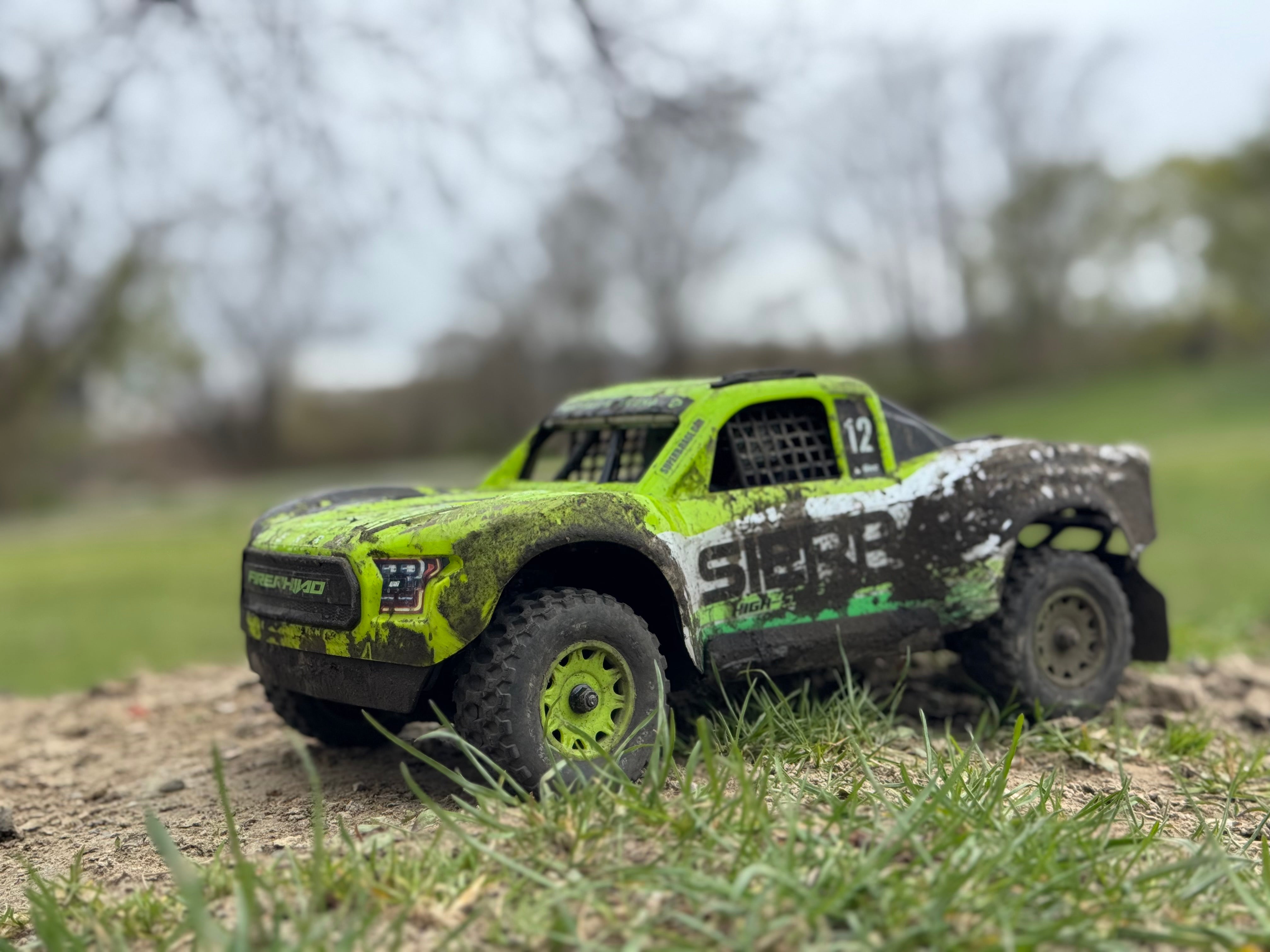 UDIRC SIERRA UD1203PRO 1/12 4WD Brushless RC Truck, 80KM/H High-Speed Off-Road Short Course Car with Gyro Stabilization (Battery & Charger Not Included)