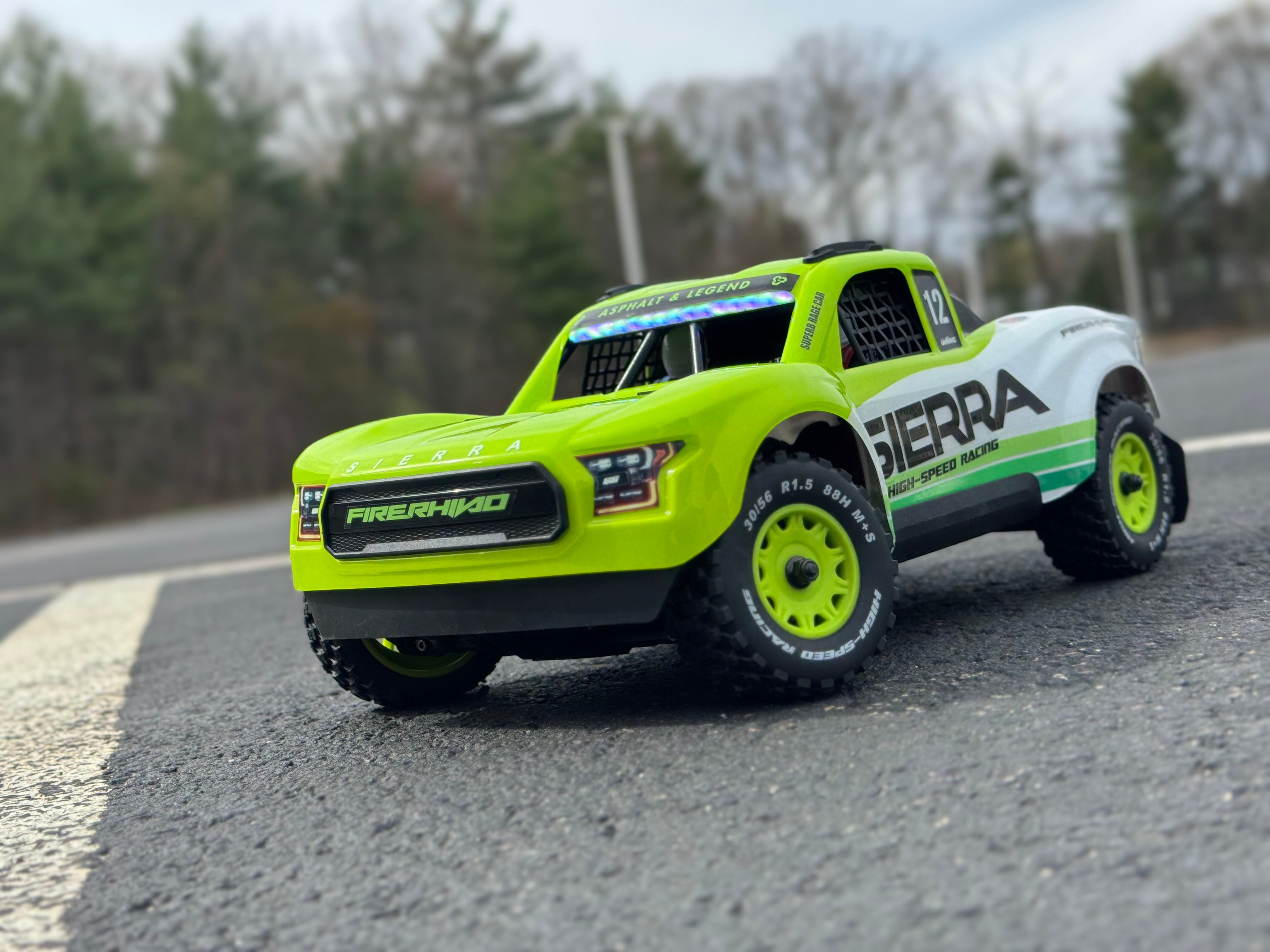 UDIRC SIERRA UD1203PRO 1/12 4WD Brushless RC Truck, 80KM/H High-Speed Off-Road Short Course Car with Gyro Stabilization (Battery & Charger Not Included)