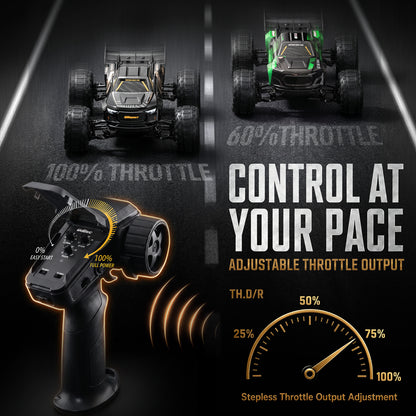 UDIRC UD1401 1/14 Brushless 4WD RC Truck with 3 Batteries & 2 Body Shells