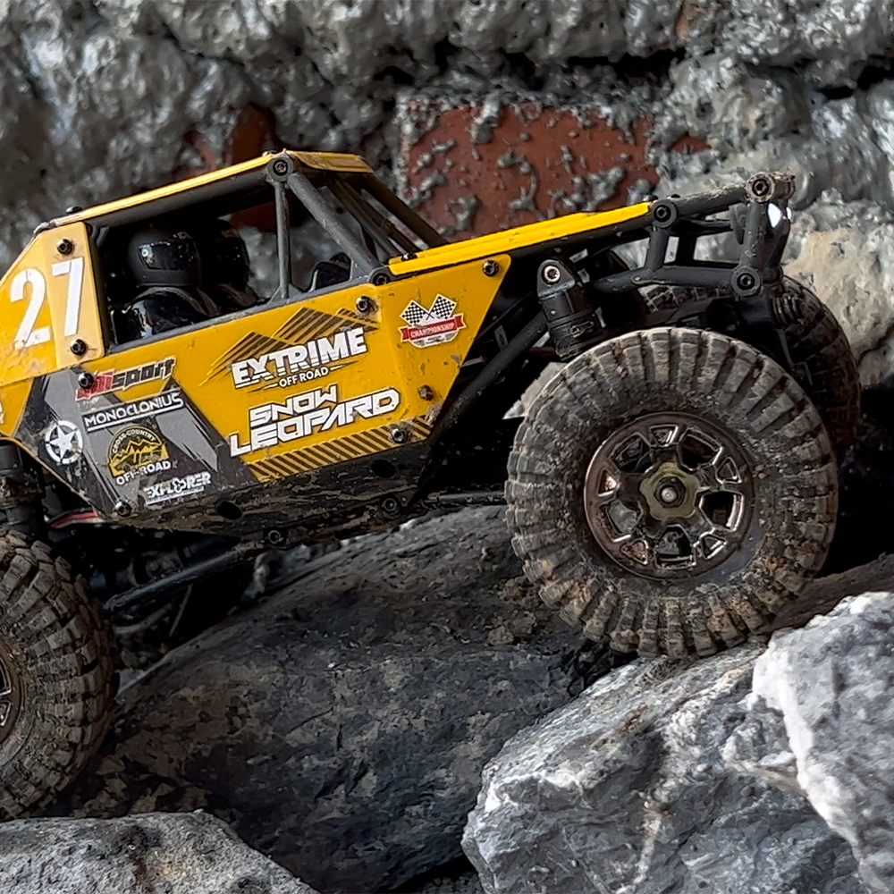 UDIRC UCX2405PRO 1/24 4WD RC Rock Crawler RTR with 2S Battery, 4WS Brushless Motor, Mini Off-Road Remote Control Truck