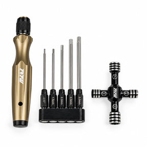 UDIRC RC Tool Kit, 5-in-1 Hex Driver Set with 4-Way Cross Wrench