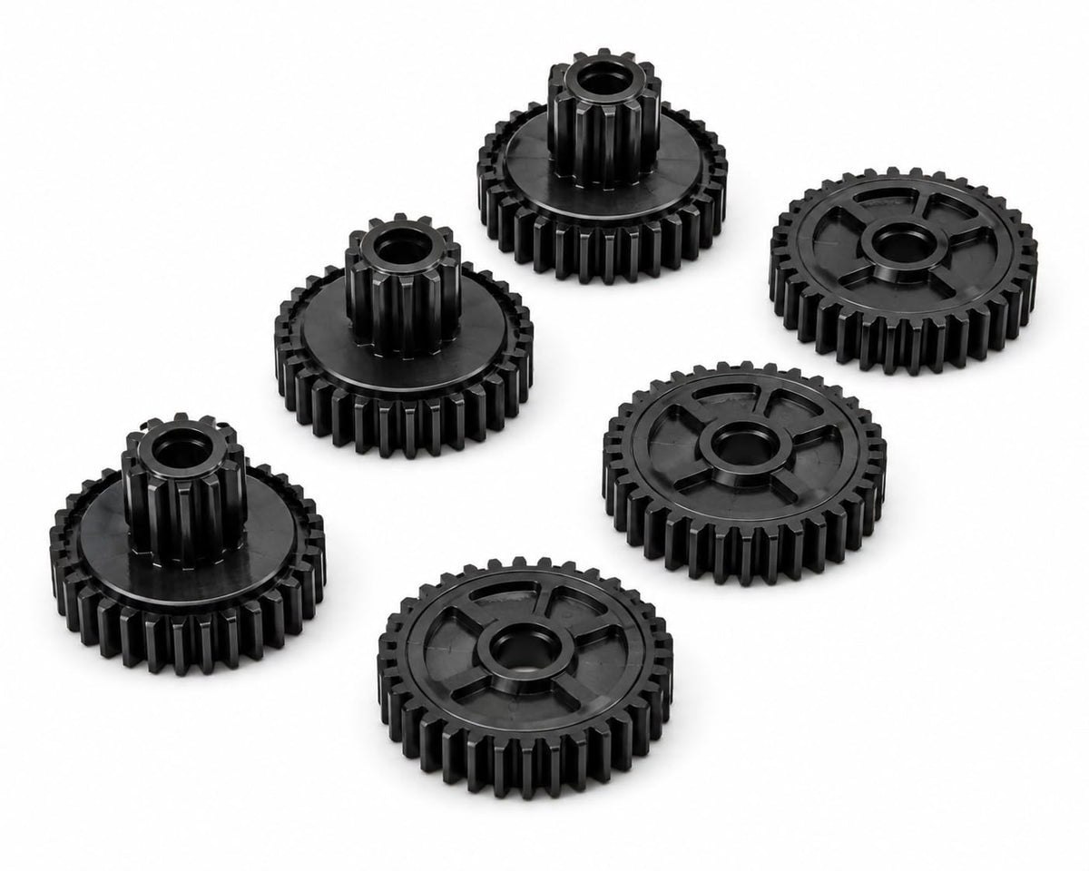 UDIRC Metal Transmission Gear Set, Steel Upgrade Gears for UCX2405PRO Crawler Gearbox, UCX24-P084