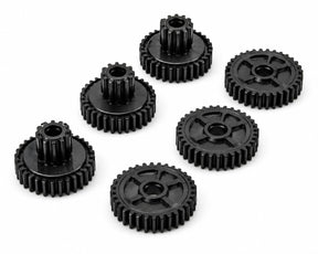 UDIRC Metal Transmission Gear Set, Steel Upgrade Gears for UCX2405PRO Crawler Gearbox, UCX24-P084