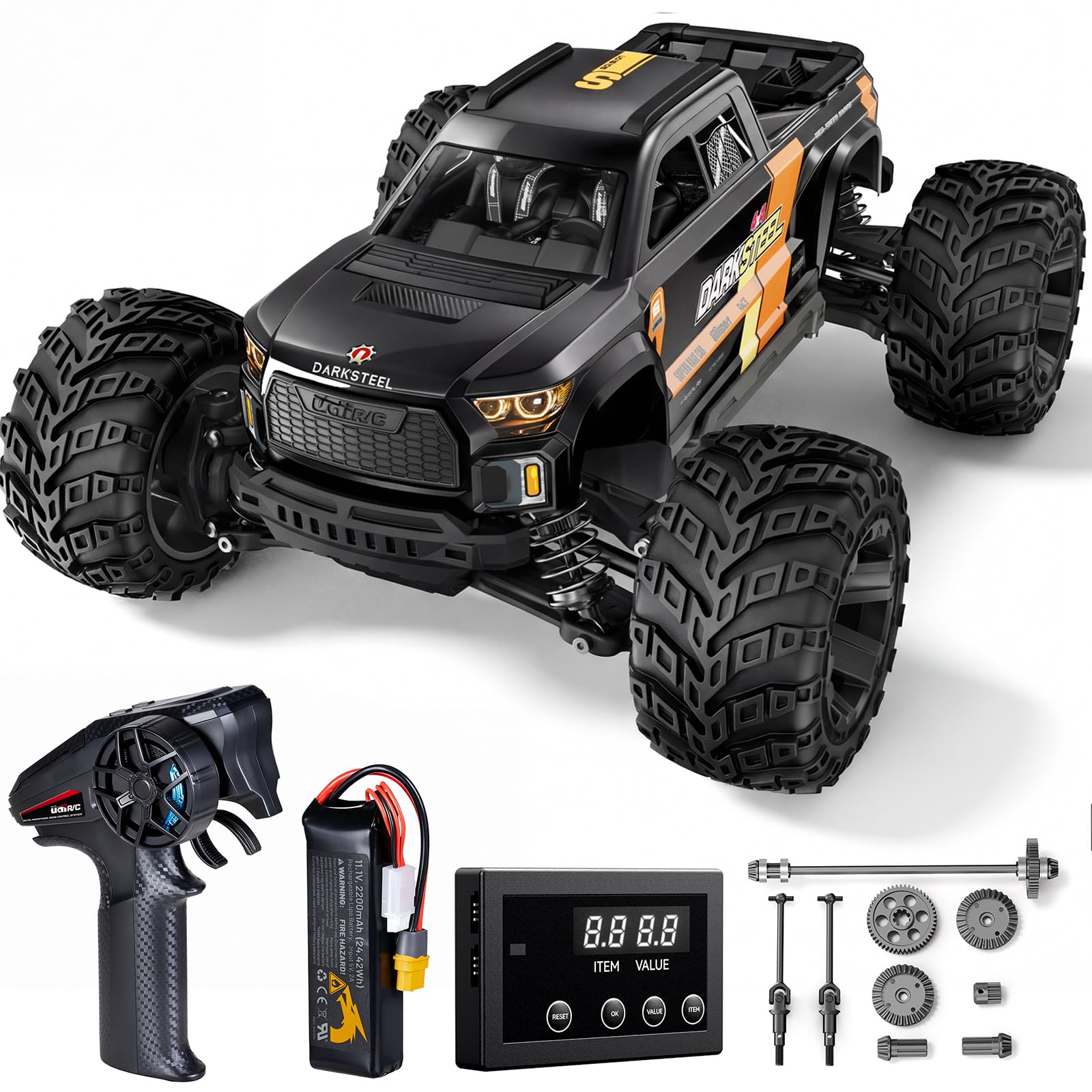 UDIRC DARKSTEEL UD1610S 1/16 4WD Brushless RTR RC Monster Truck