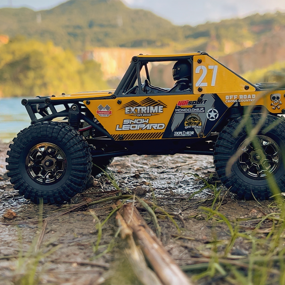 UDIRC UCX2405PRO 1/24 4WD RC Rock Crawler RTR with 2S Battery, 4WS Brushless Motor, Mini Off-Road Remote Control Truck