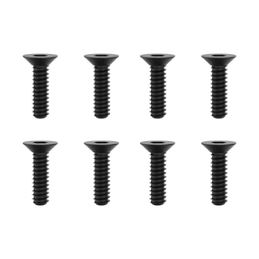 UDIRC Hex Countersunk Self Tapping Screw 2.6x8mm Black for UD16 Series RC Truck (Part No. M01-012) - 8 Pcs