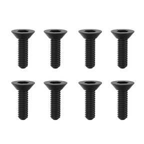 UDIRC Hex Countersunk Machine Screw 2.0x8mm Black for UD16 Series RC Monster Truck (Part No. M01-058) - 8 Pcs