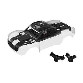 UDIRC Clear PC Body Shell Assembly for UD1203/UD1203PRO RC Cars, Transparent Replacement Body, OEM Part P12-101I