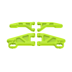 UDIRC UD1203/UD1203PRO/UD1204/UD1204PRO RC Car Ball Head Suspension Arm Set, 2PCS Upper & 2PCS Lower Control Arms, Green, OEM Spare Parts P12-107A