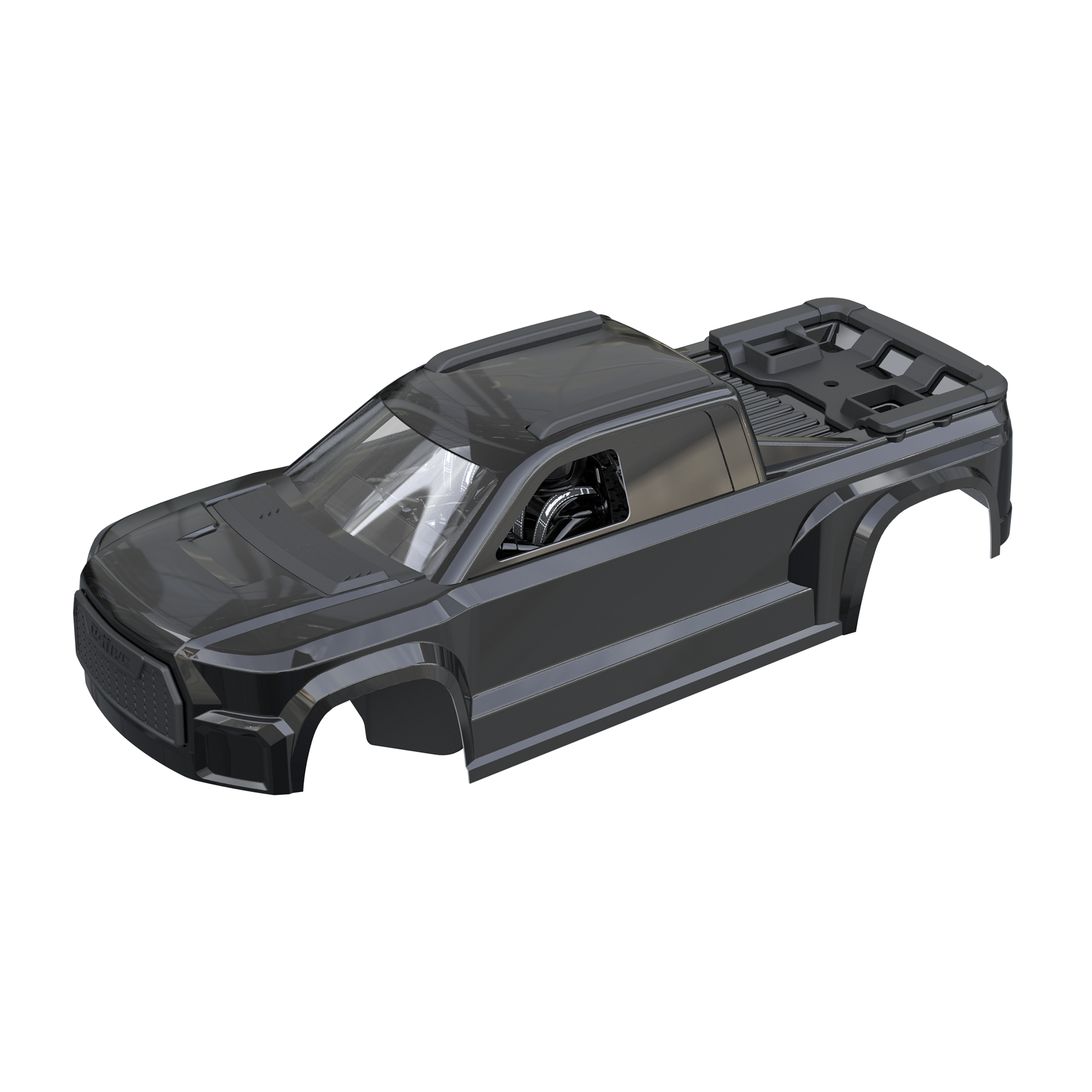 UDIRC PC RC Body Shell Black for UD1610PRO / UD1610S (Part No. P16-001C) - 1 Pc