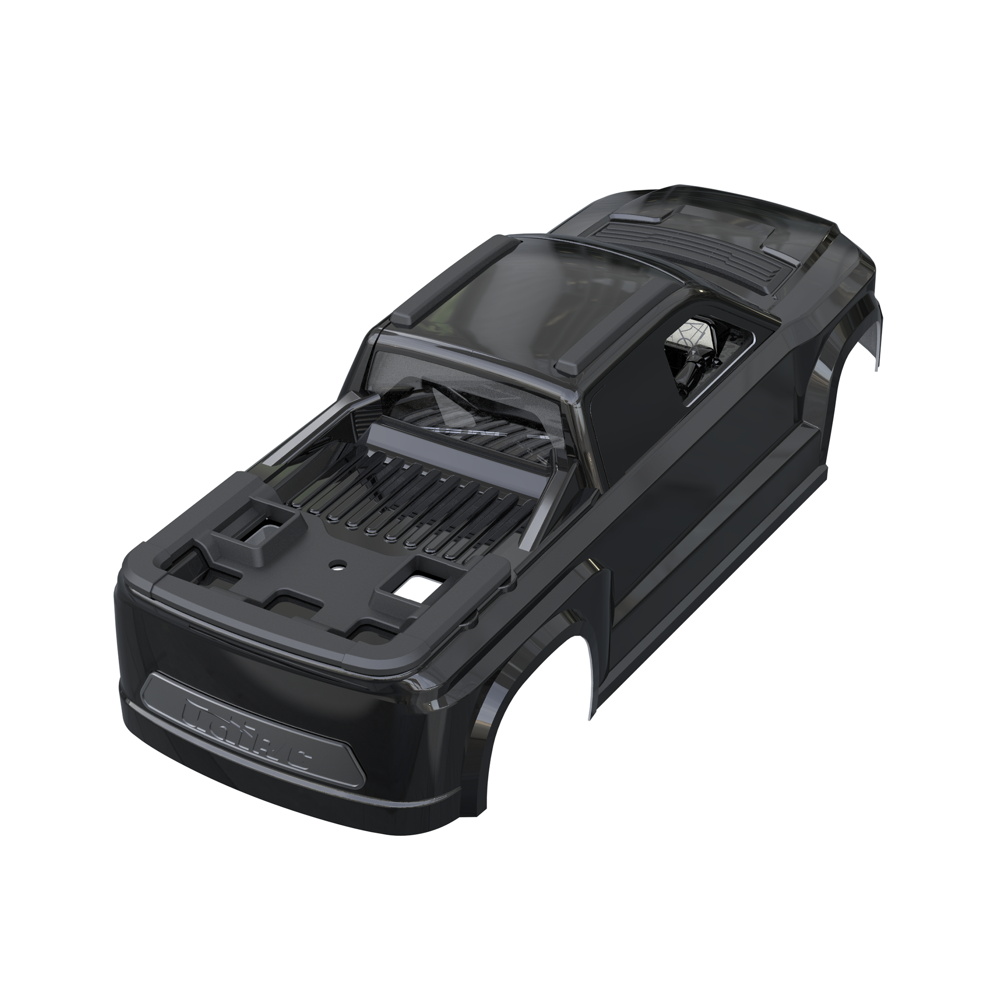 UDIRC PC RC Body Shell Black for UD1610PRO / UD1610S (Part No. P16-001C) - 1 Pc