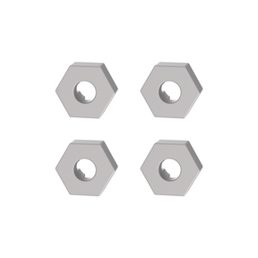 UDIRC Nylon Wheel Hex Drive Inserts Black for UD1611 RC Car (Part No. P16-004B) - 4 Pcs