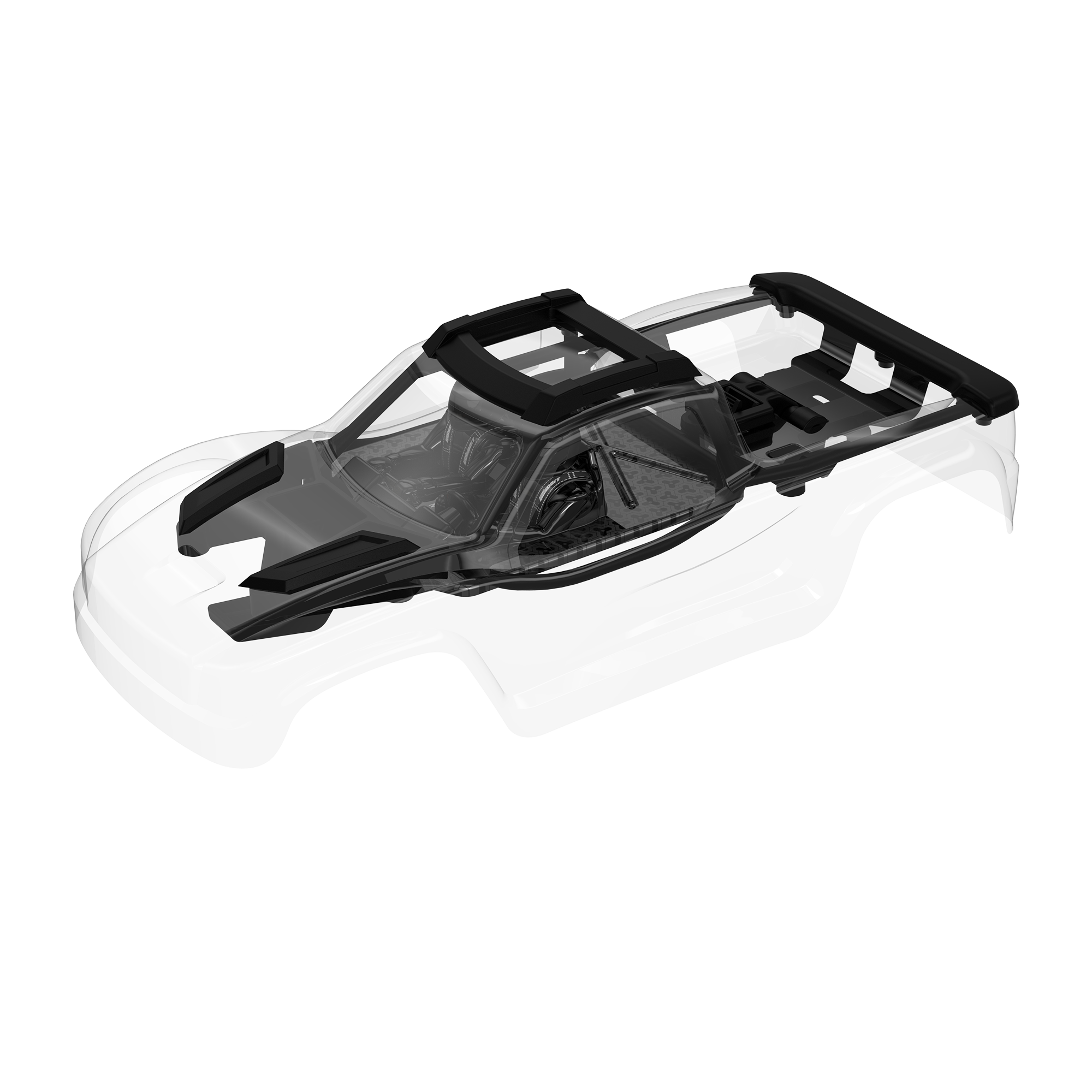 UDIRC PC Clear RC Body Shell for UD1611 (Part No. P16-040C) - 1 Pc