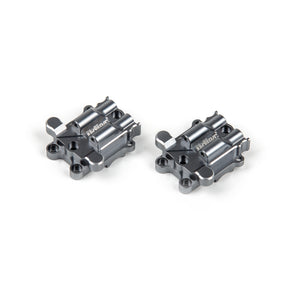 UDIRC Differential Cover Upgrade Part Titanium Color for UD16 Series RC Monster Truck (Part No. P16-056A) - 2 Pcs