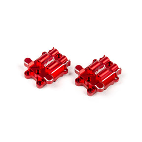 UDIRC Differential Cover Upgrade Part Red for UD16 Series RC Monster Truck (Part No. P16-056B) - 2 Pcs