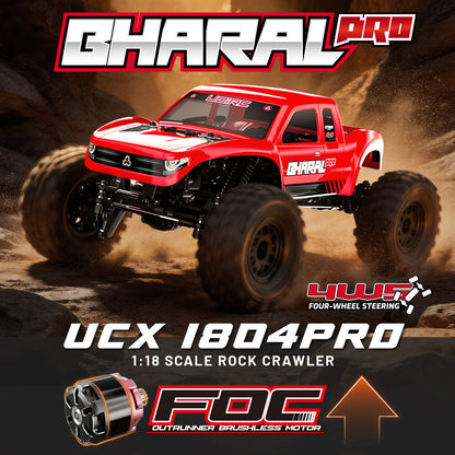 UDIRC Bharal UCX1804PRO 1/18 4WD Brushless RTR RC Rock Crawler