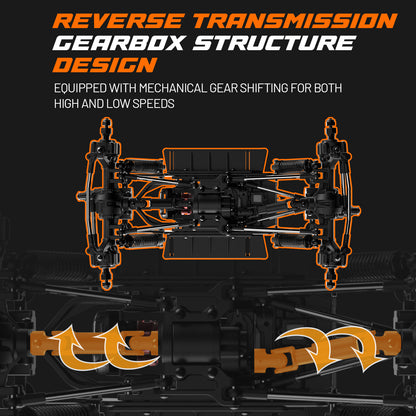 UDIRC Bharal UCX1804PRO 1/18 4WD Brushless RTR RC Rock Crawler