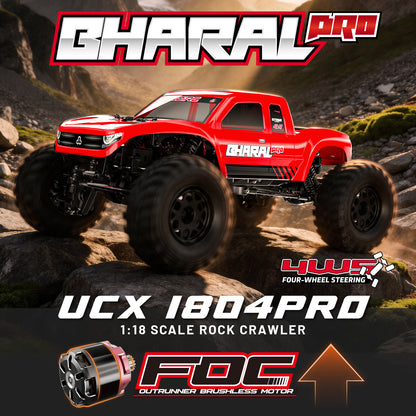 UDIRC Bharal UCX1804PRO 1/18 4WD Brushless RTR RC Rock Crawler