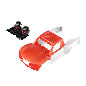 RC Car Orange PC Body Shell Assembly with Interior for UD1002SE/UD1002/UD1002P, 1 Set (Part No. P10-037B)