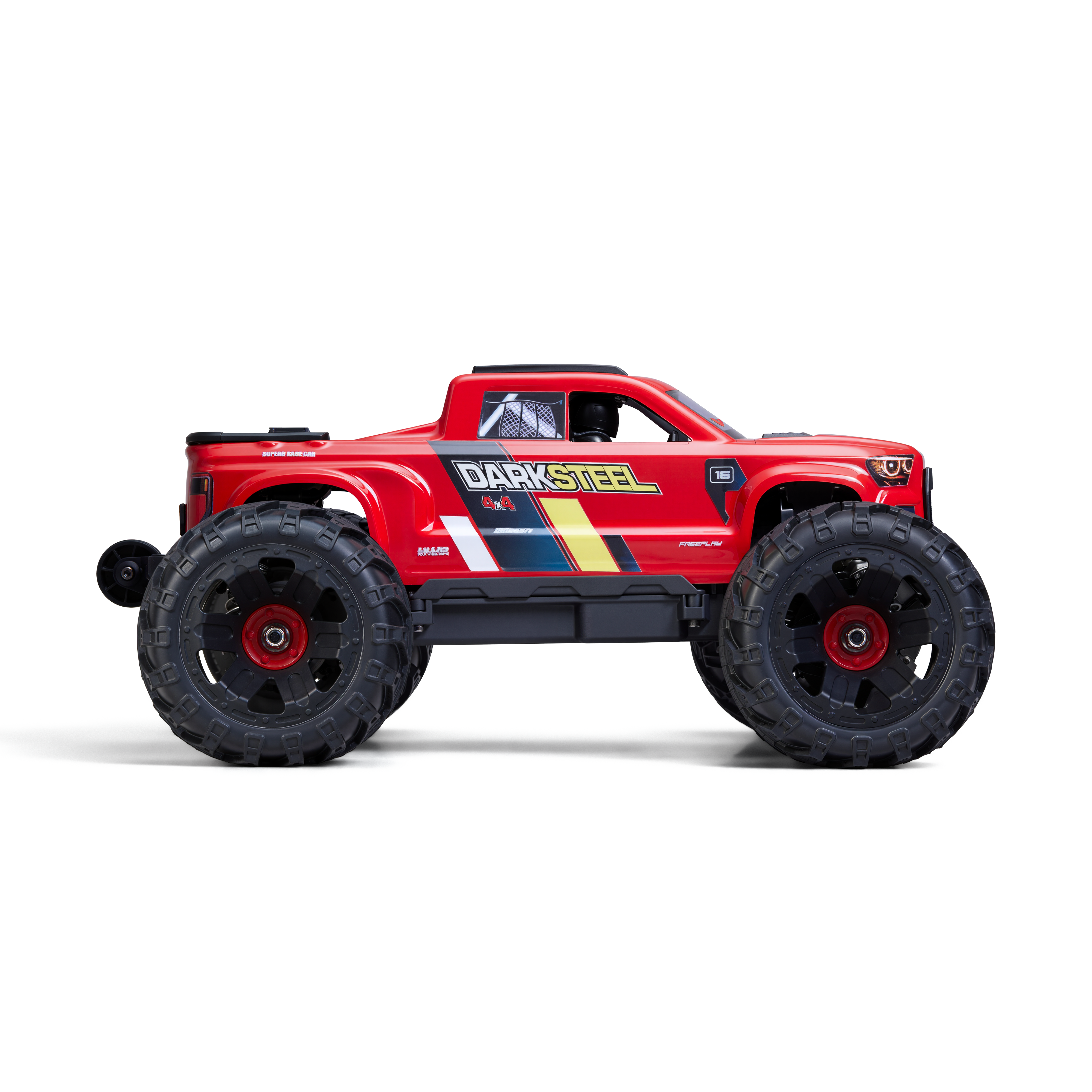 UD1610PRO 1/16 4X4 RC Monster Truck, 2S Battery, RTR, 3800KV Brushless Motor
