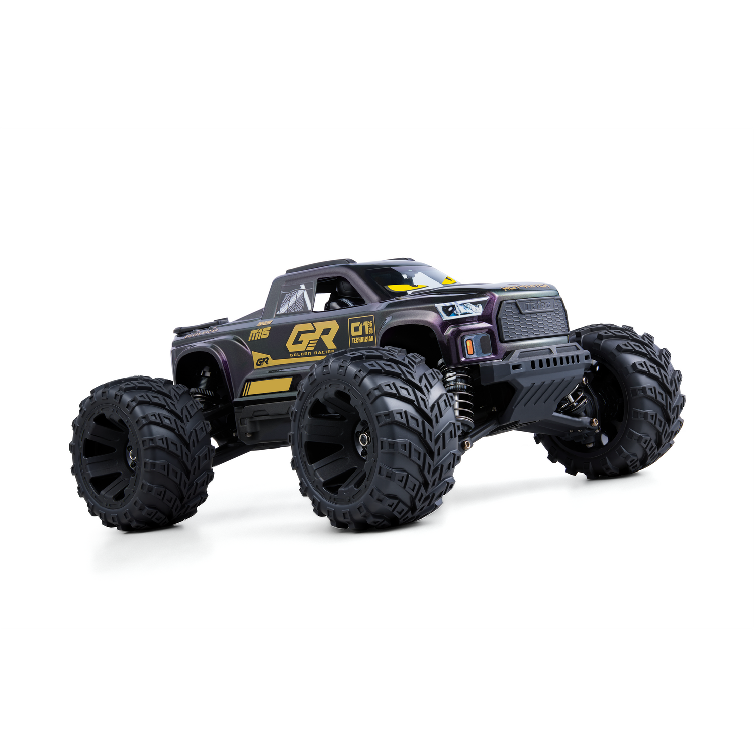UD1610S 1/16 4X4 RC Monster Truck, 3S Battery, RTR, 4700KV Brushless Motor